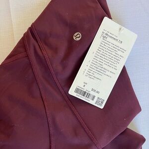 Lululemon In Movement tights (brand new)